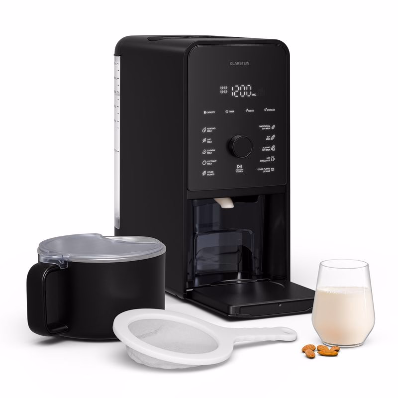 Klarstein Marcia Touch automat na orechové mlieko 1,2 l, 6 nerezových nožov, 1200 W, 10 + 2 programy