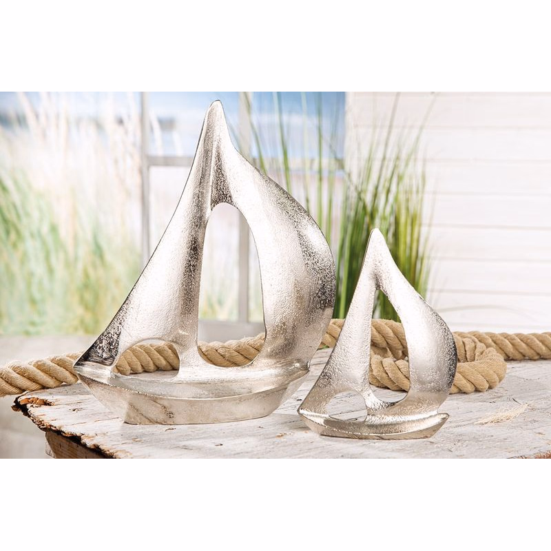 Dekoratívny hliníkový čln "Sail away"