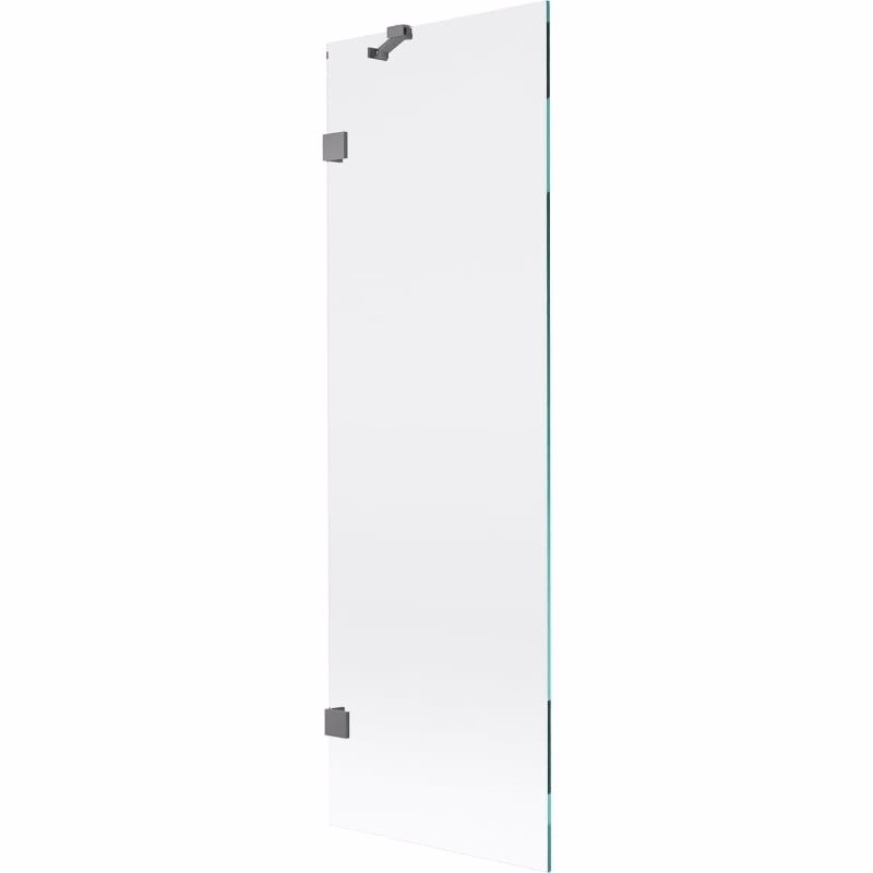 MEXEN/S - Lunar vaňová zástena FIX 60 x 150, transparent, grafit metal 897-060-000-95-00