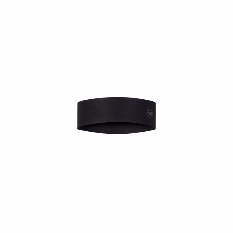 Čelenka BUFF COOLNET UV® SLIM HEADBAND SOLID BLACK