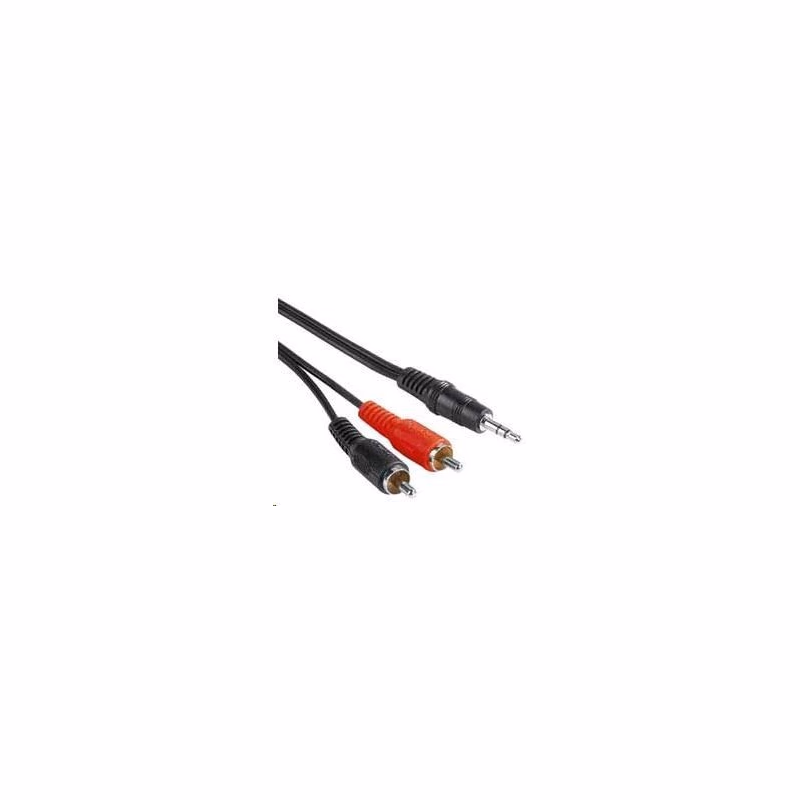 PREMIUMCORD Kábel audio 3, 5mm Jack - 2x Cinch 3m (M/M, stereo)