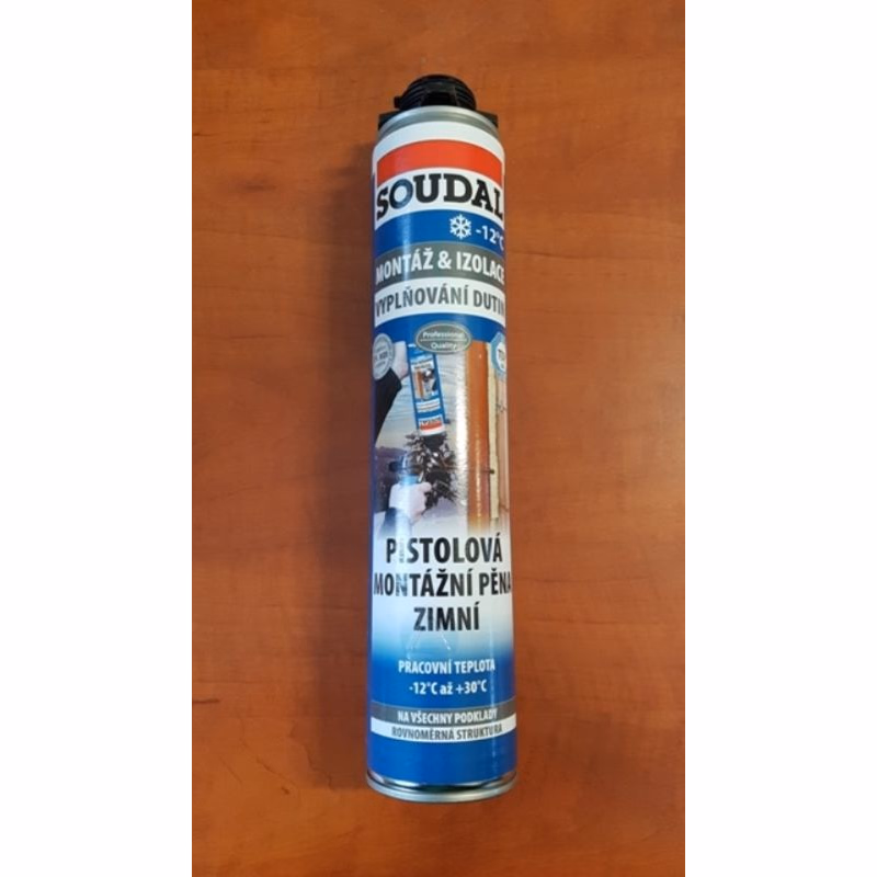 Montážna pena pištoľová 750 ml (zimná)