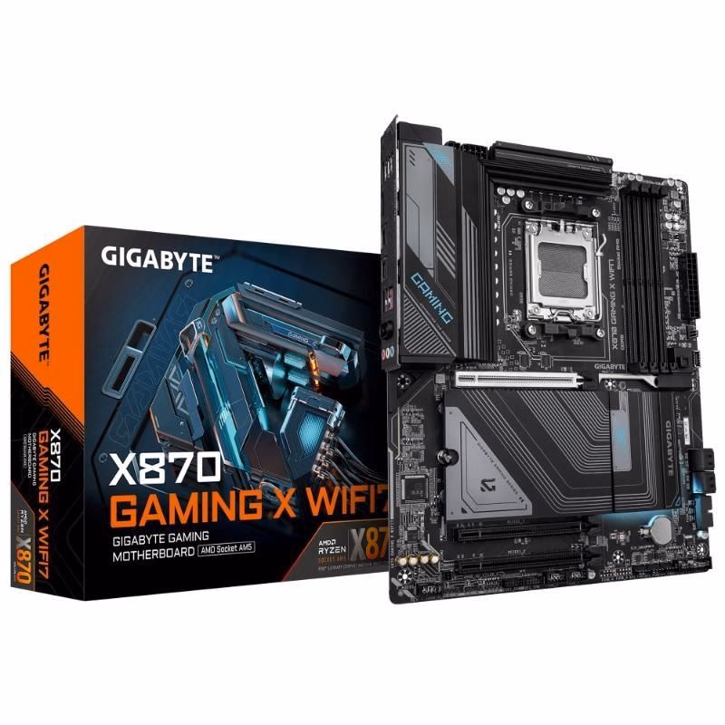 GIGABYTE MB Sc AM5 X870 GAMING X WIFI7, AMD X870, 4xDDR5, 1xHDMI, 2xUSB4, WiFi