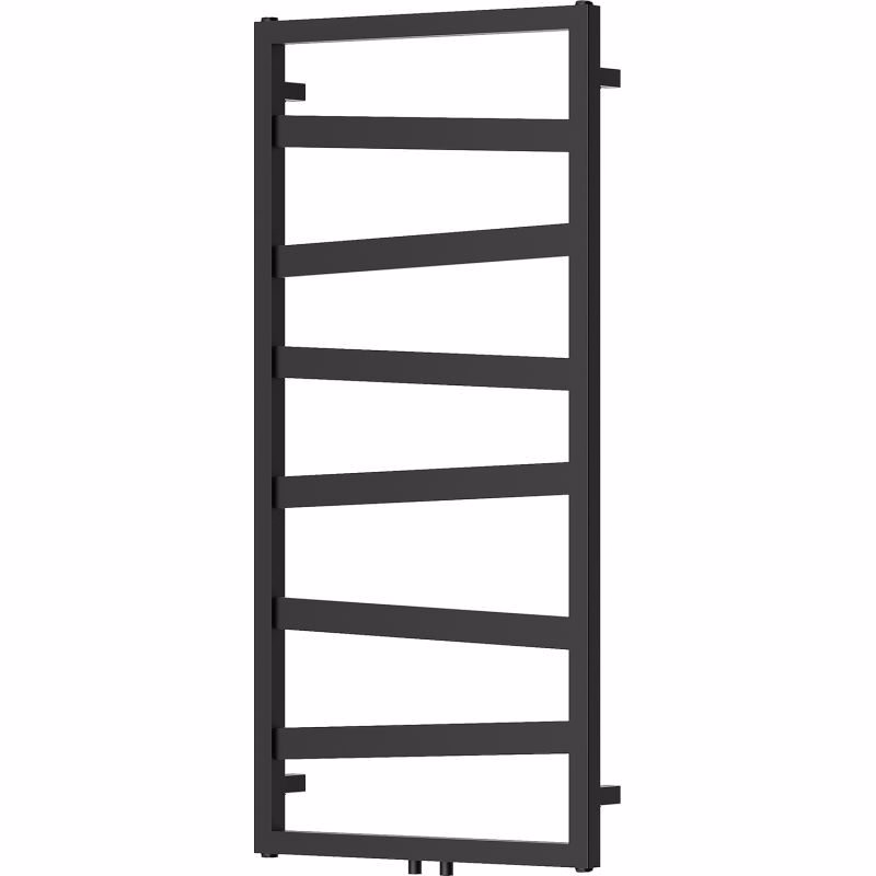 MEXEN - Zoom vykurovací rebrík/radiátor dekoratívny 1100 x 530 mm, 376 W, čierna W130-1100-530-00-70