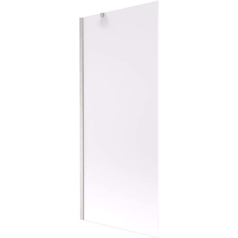 MEXEN/S - Next vaňová zástena FIX 80 x 150, dekor, nikel kartáčovaná 895-080-000-00-30-97