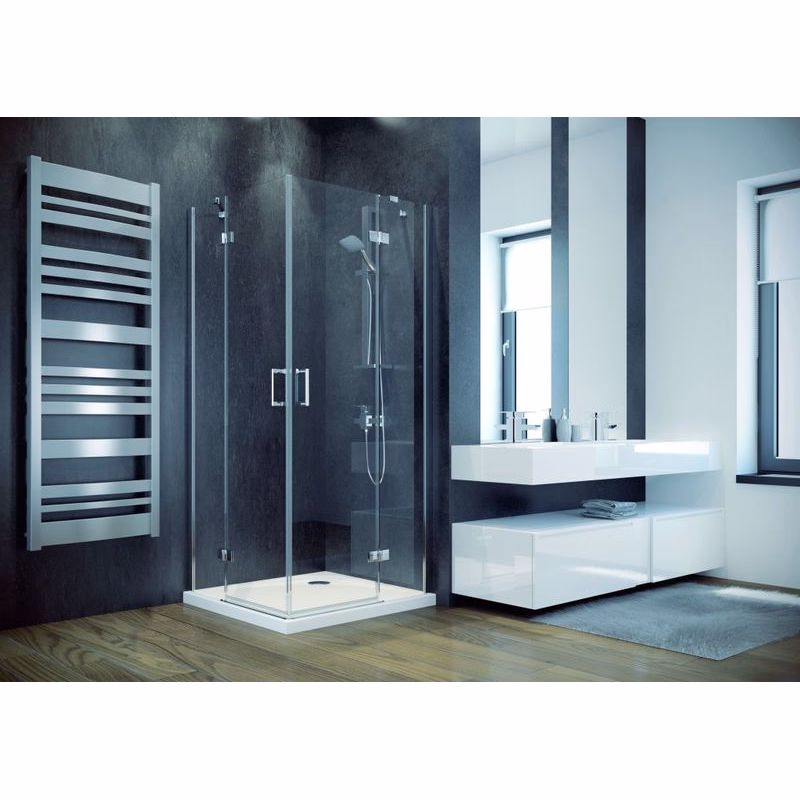 BESCO - Štvorcový sprchovací kút VIVA 195R - Rozmer A - 90 cm BCVIV90CTVERV