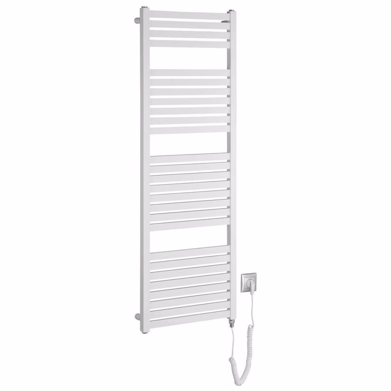 AQUALINE - TONDI-E elektrické vykurovacie teleso, rovné, 450x1330 500 W, biela DE470T