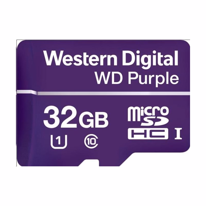 WD MicroSDHC karta 32GB Purple WDD032G1P0C Class 10, 16TBW