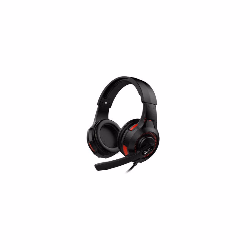 Genius HS-G600V sluchátka s mikrofónom, káblové, čierna, 2.0, hracie sluchátka, 40 mm meniče typ 2x 3.5 mm jack + USB
