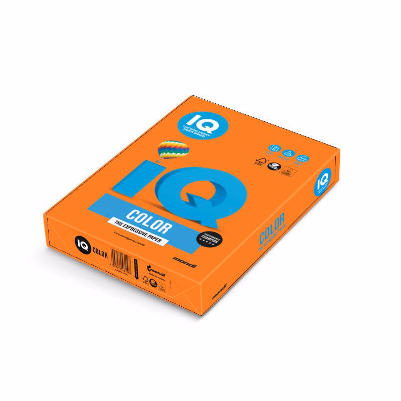 Papier xerografický IQ A4/160g 250 listov oranžový OR43