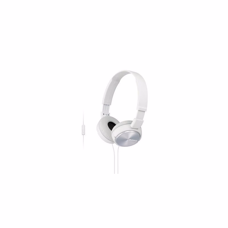SONY stereo slúchadlá MDR-ZX310AP, biela