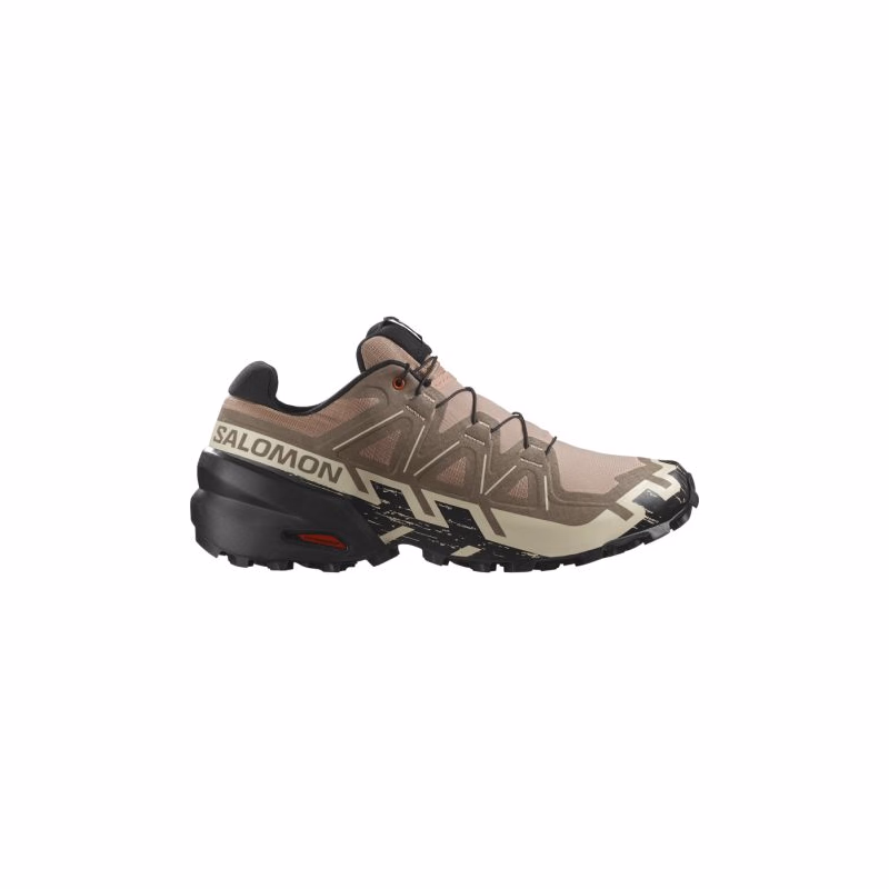 Pánska bežecká trailová obuv SALOMON Speedcross 6 M natural black almond milk