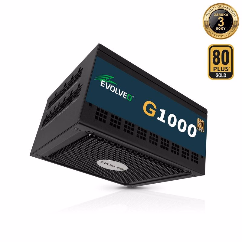 EVOLVEO G1000/1000W/ATX 3.0/80PLUS Gold/Modular