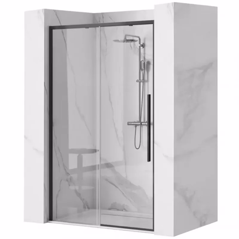 Sprchové dvere Solar 100x195 black Rea K6512