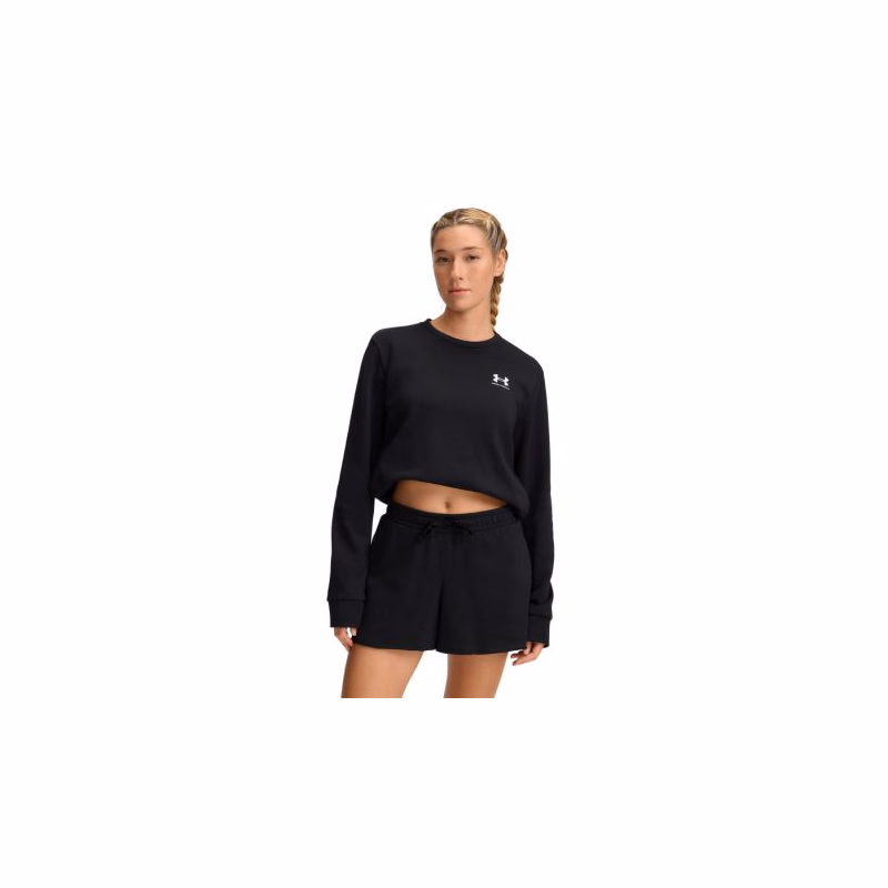 Dámska mikina UNDER ARMOUR UA Rival Terry Crew-BLK