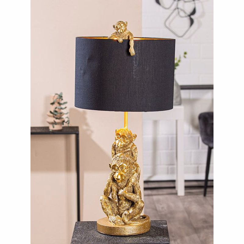 Stolová lampa s motívom opice "Affenbande"