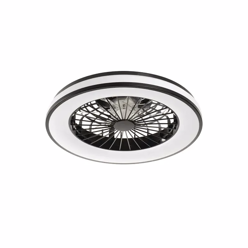 Stropný ventilátor s osvetlením ISAFI LED 66299 BLACK PL1