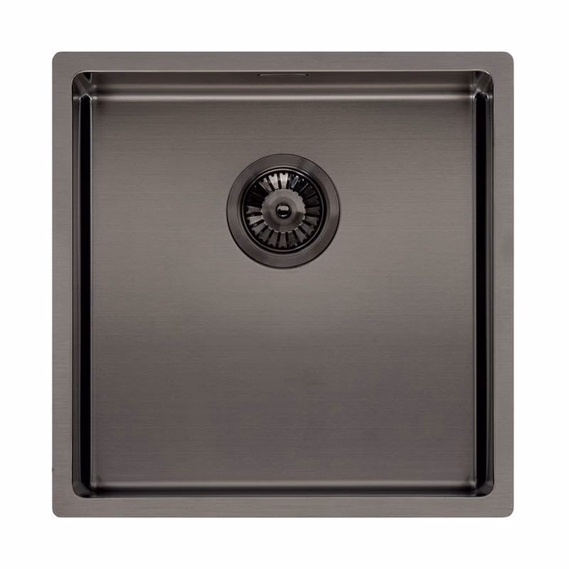Reginox Reginox - Nerezový drez Miami 40x40, gun metal R30691