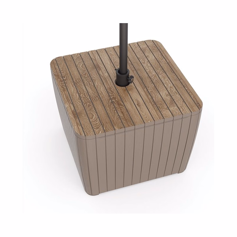 KETER Úložný box ZION DECO | Ashwood / cappucino