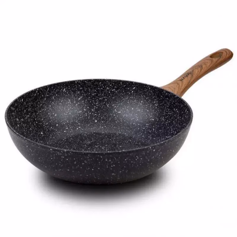 Prírodný granitový wok 28 cm 10-144-110