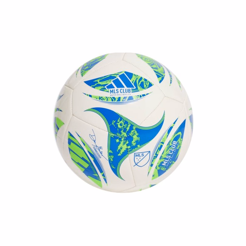 Futbalová lopta ADIDAS MLS CLB WHITE GREEN GLOBLU