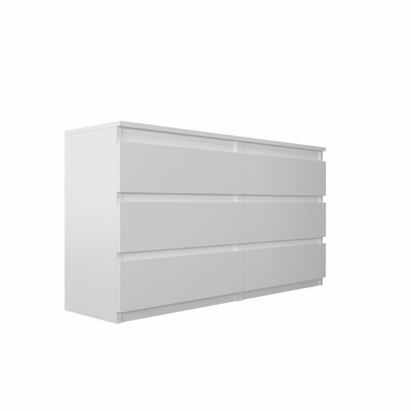 ArtAJ Komoda MAIKII 2 | biela 140 cm