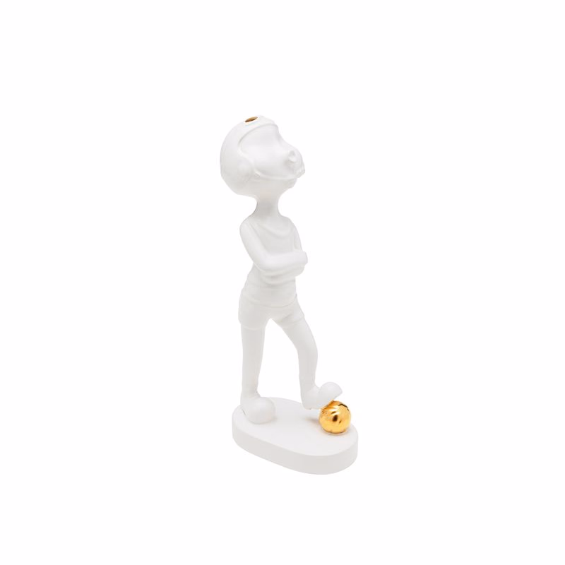 Ball Girl dekorácia biela 29 cm