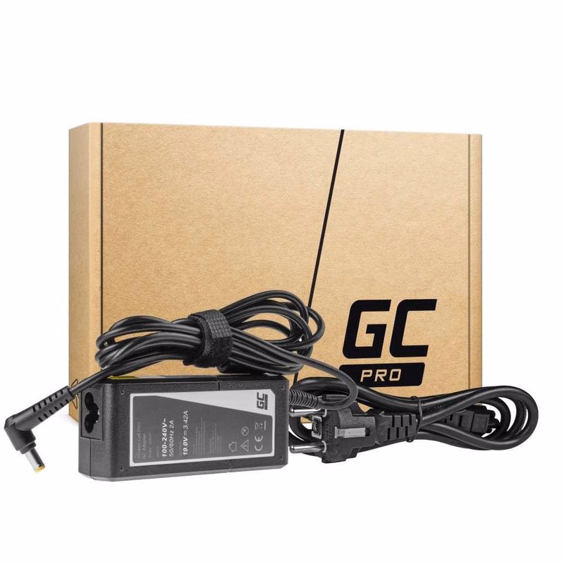 Green Cell PRO Charger / AC adaptér 19V 3.42A 65W pre Acer Aspire 5741G 5742 5742G E1-521 E1-531 E1-531G E1-570 E1-571 E1-571G