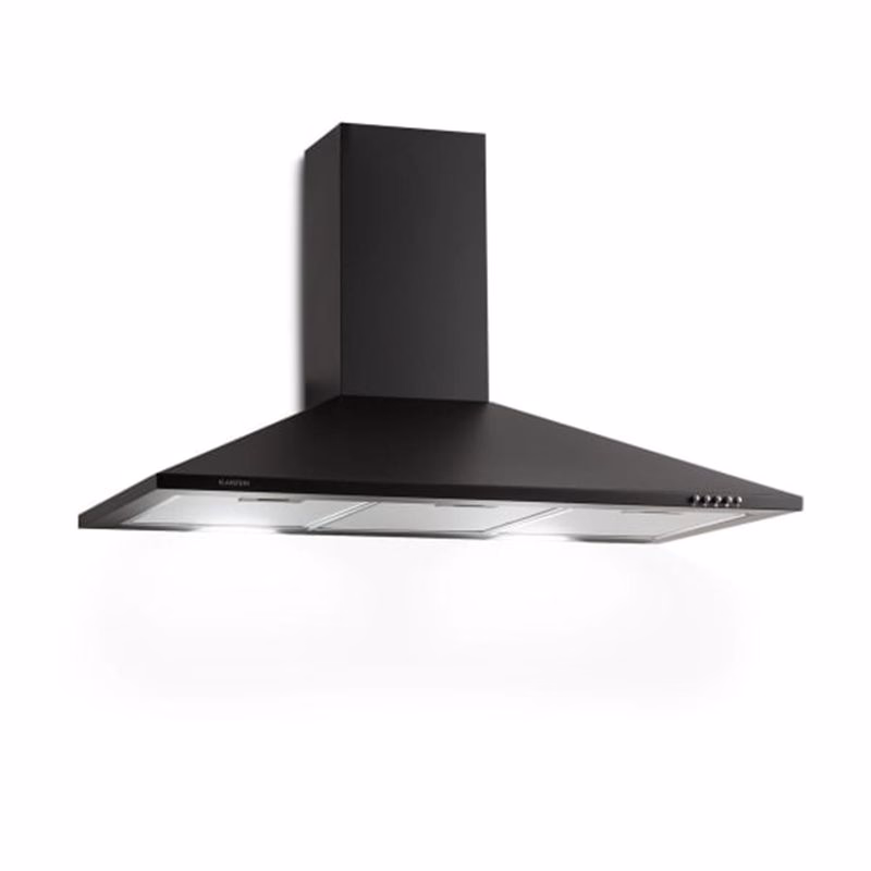 Klarstein Zugspitze 90, digestor, 90 cm, nástenný, 329 m³/h, LED, čierny