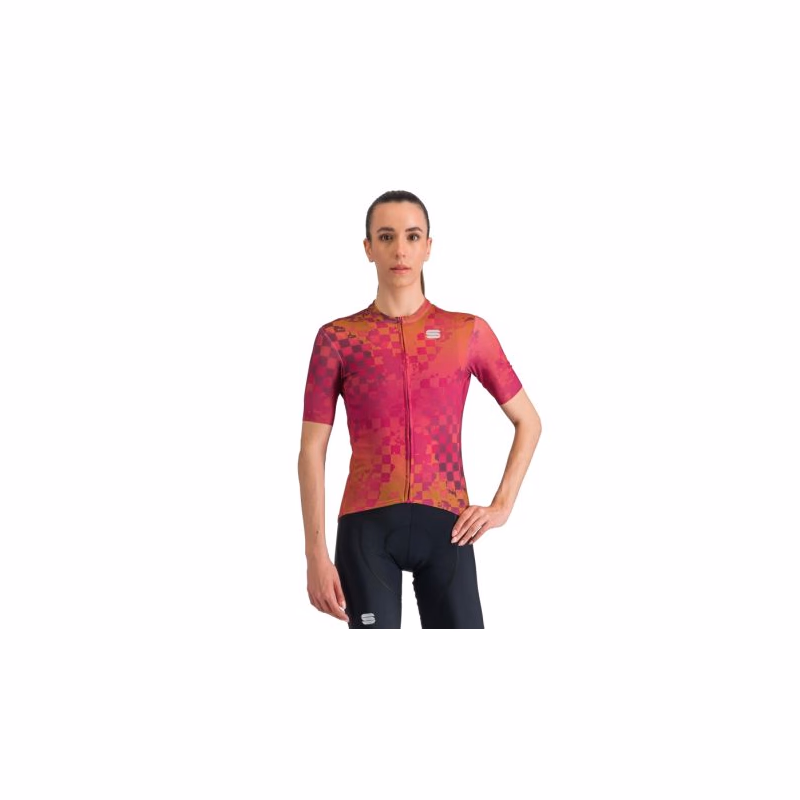 Dámsky cyklistický dres s krátkym rukávom SPORTFUL Rocket w jersey, cyclamen liquorice
