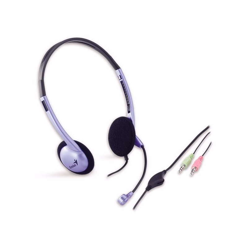 GENIUS slúchadlá s mikrofónom HS-02B, 3.5mm jack