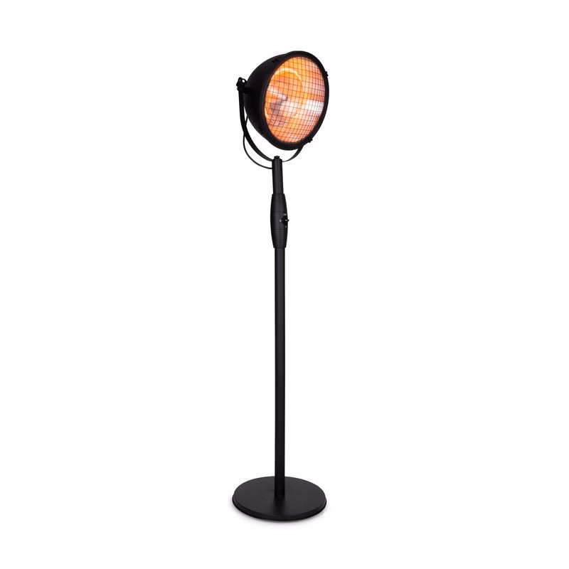 Blumfeldt Heatspot, terasový ohrievač, 900/1200/2100 W, IR ComfortHeat, čierny