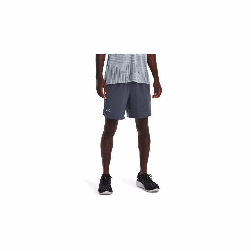 Pánske bežecké kraťasy UNDER ARMOUR UA LAUNCH 7 inch 2-IN-1 SHORT-GRY