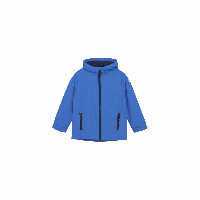 Chlapčenská turistická softshellová bunda COLOR KIDS Boys Softshell - Light weight-7556-Campanula