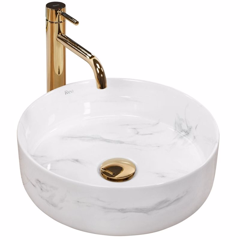 REA - Umývadlo na dosku Sami Nature Marble REA-U6606