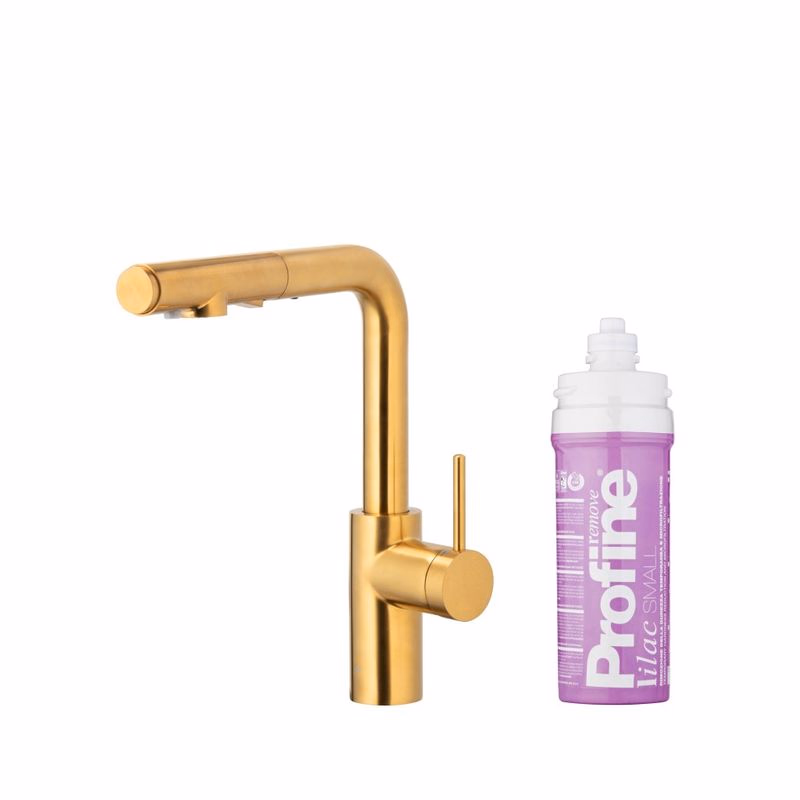 KFA KFA - Batéria drezová DUERO PURE BASIC výsuvná s filtráciou brúsené zlato 6623-115-31