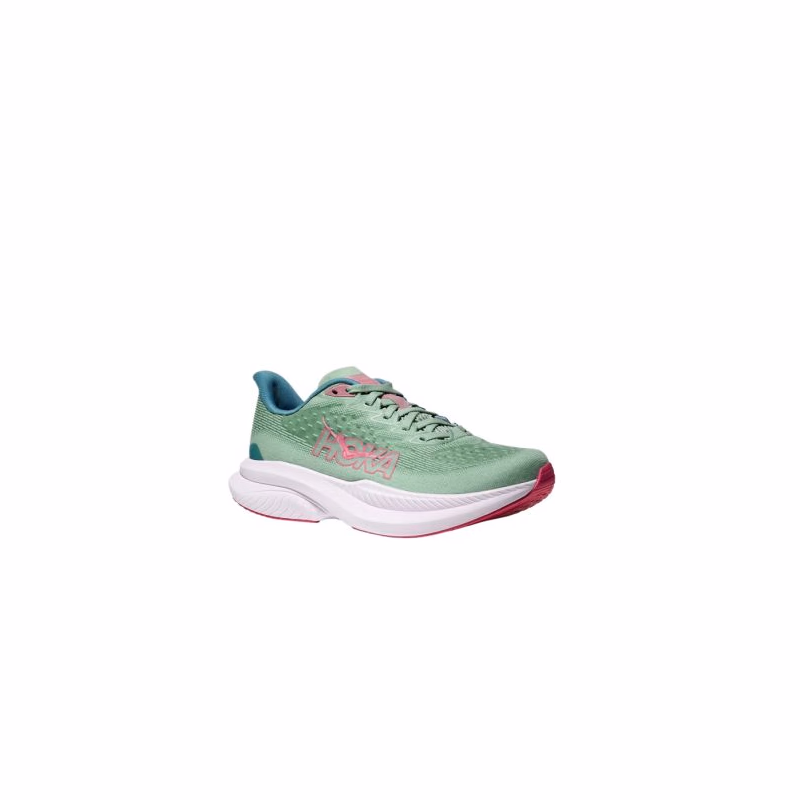 Dámska bežecká obuv HOKA Mach 6 W jadeite alpine blue
