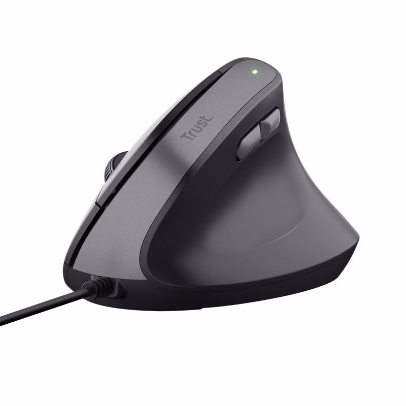 TRUST myš Bayo II Ergonomická vertikálna myš, USB, čierna