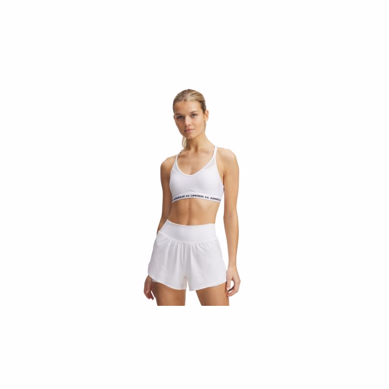 Dámska tréningová športová podprsenka UNDER ARMOUR UA Crossback Low Bra-WHT