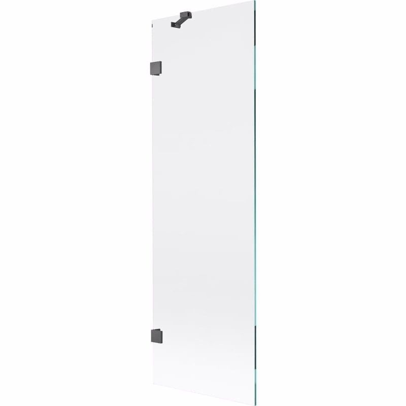 MEXEN/S - Lunar vaňová zástena FIX 60 x 150, transparent, grafit kartáčovaná 897-060-000-66-00