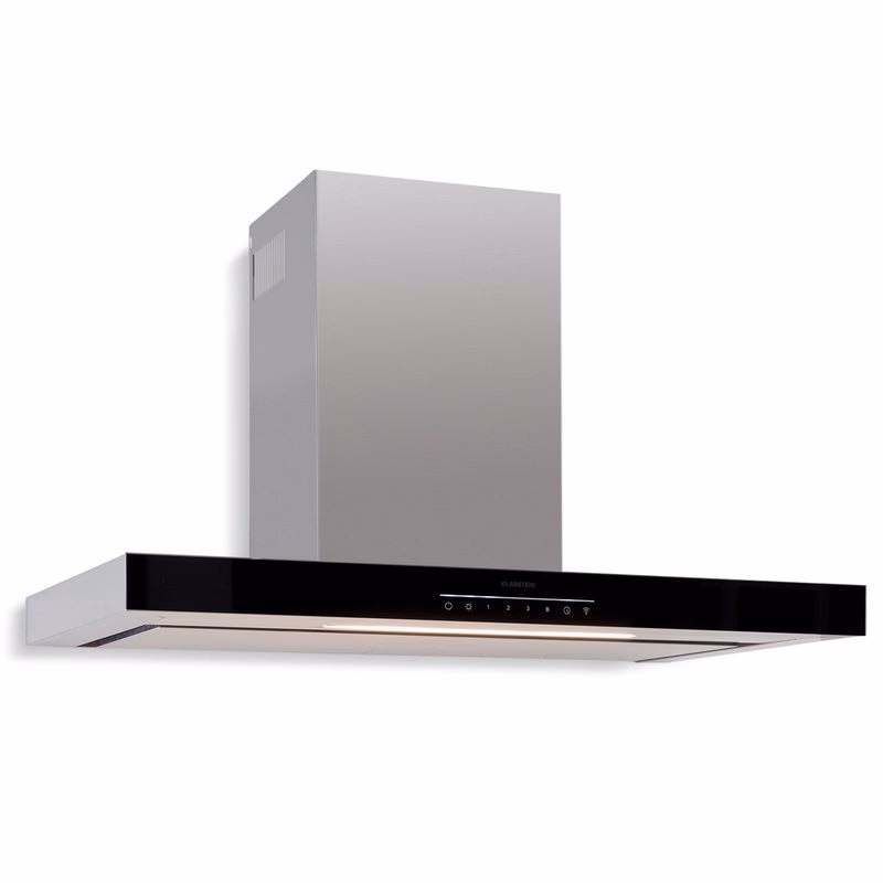 Klarstein Alinea 90 Smart, digestor, 90 cm, nástenný, WiFi, A++, 500 m³/h, dotykový displej
