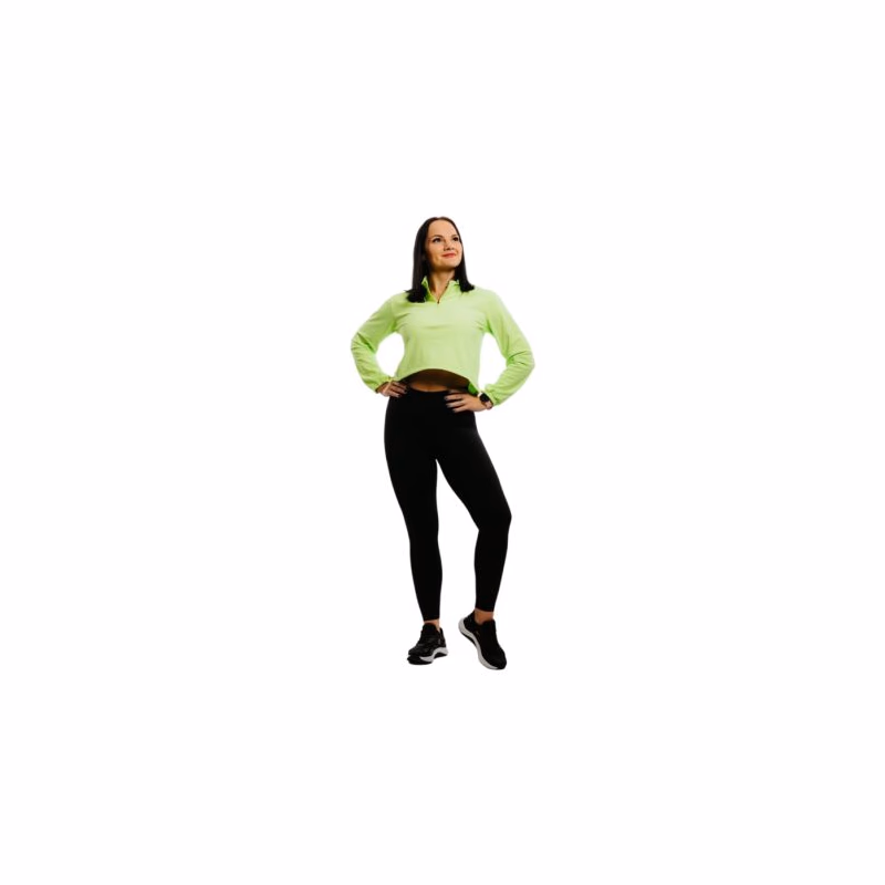 Dámska bežecká mikina s 1 2 zipsom ANTA Knit Track Top-862225702-1-SS22_Q2-Fluorescent Green