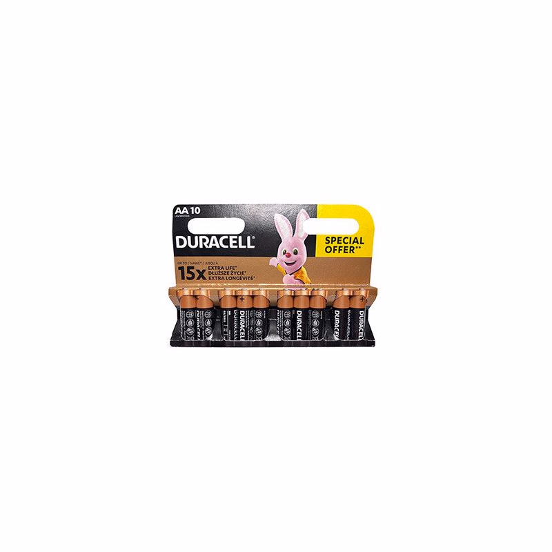Duracell BASIC Jednorazová alkalická batéria AA, 10-pack