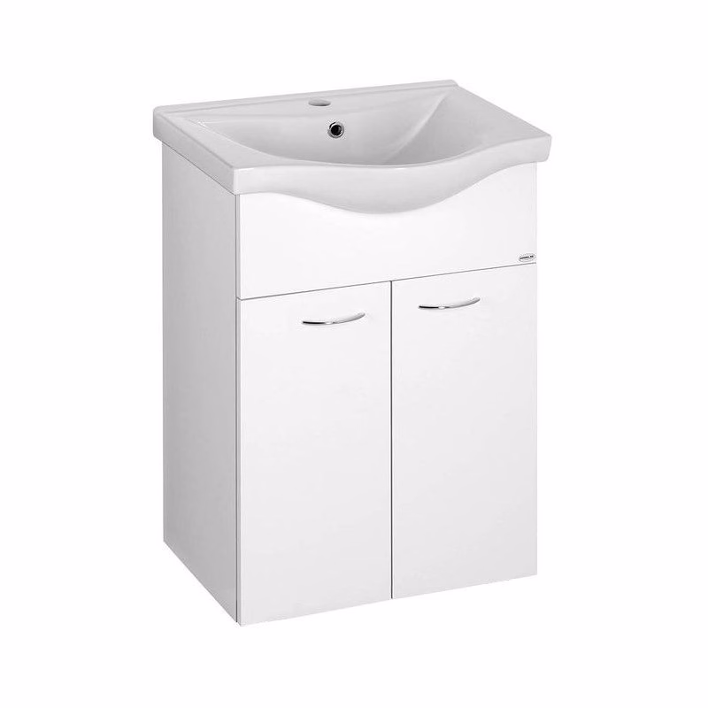 AQUALINE - KERAMIA FRESH umývadlová skrinka 51,1x74x34cm, biela 50057