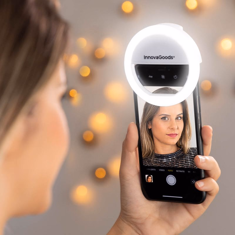 Dobíjacie selfie svetlo