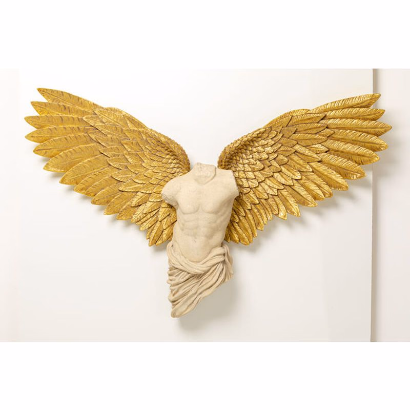 Gab Angel dekorácia bielo-zlatá 208x136 cm
