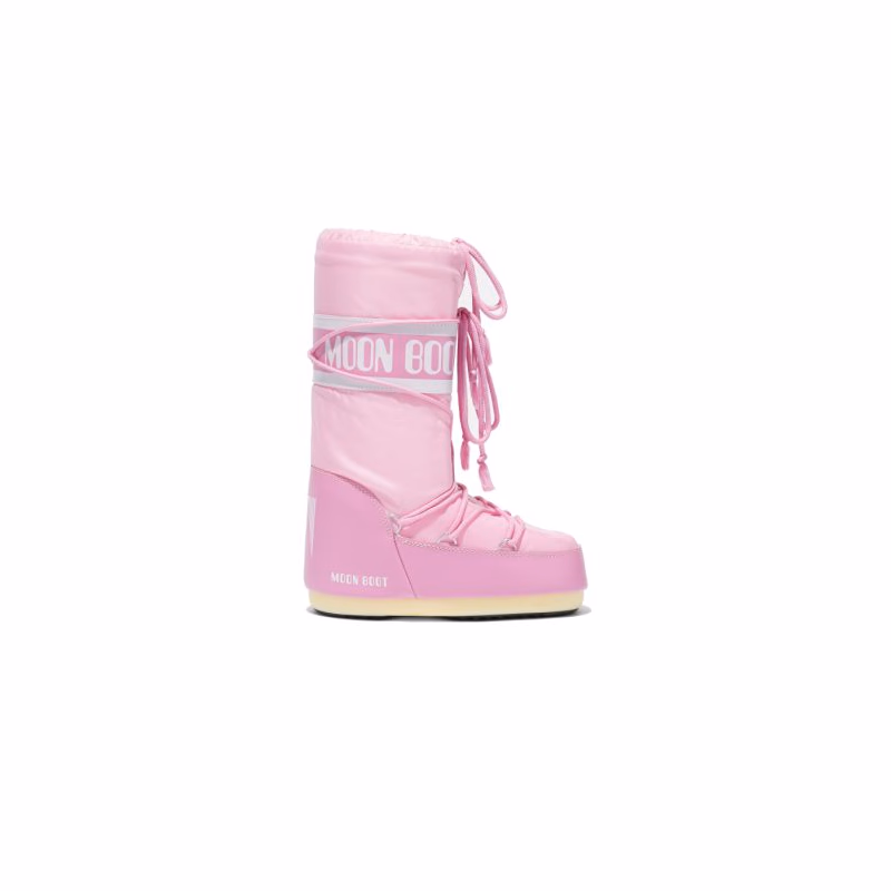 Vysoké zimné topánky MOON BOOT MB ICON NYLON, J001 PINK