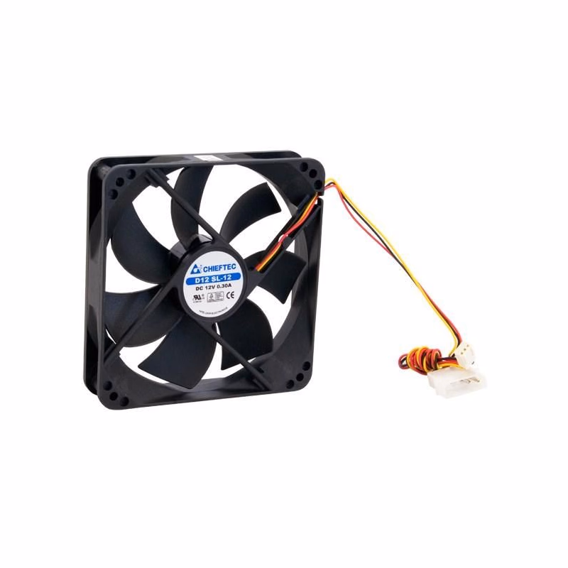 CHIEFTEC vetrák AF-1225S, 120x120x25 mm Sleeve Fan, with 3/4pin connector