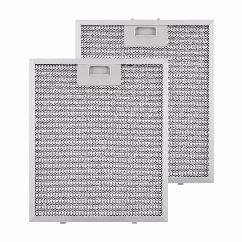 Hliníkový tukový filter, pre digestory Klarstein, 27,1 x 31,8 cm, 2 kusy, náhradný filter, príslušenstvo
