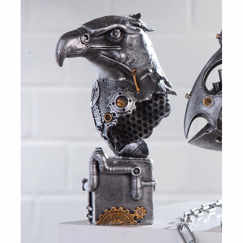 Steampunková socha orla